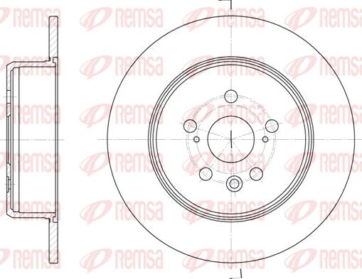 Remsa 6915.00 - Brake Disc autospares.lv