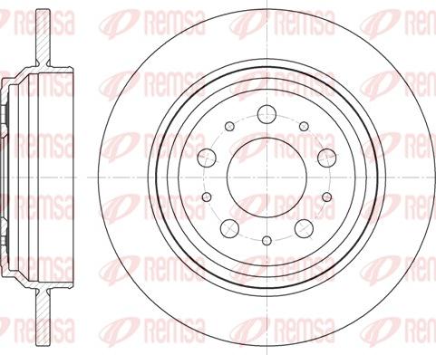 Remsa 6916.00 - Brake Disc autospares.lv