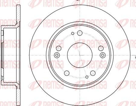 Remsa 6984.00 - Brake Disc autospares.lv