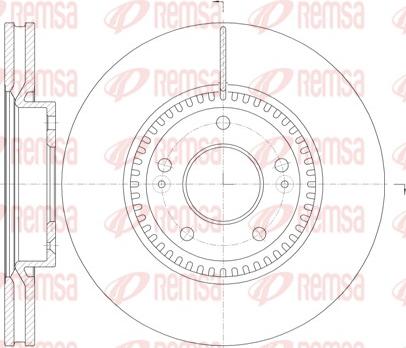 Remsa 6988.10 - Brake Disc autospares.lv