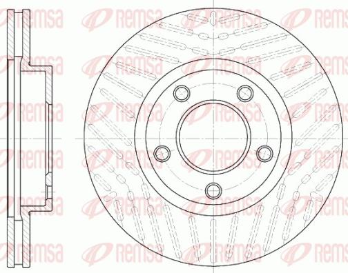 Remsa 6932.10 - Brake Disc autospares.lv