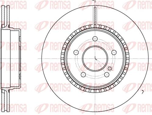 Remsa 6929.10 - Brake Disc autospares.lv