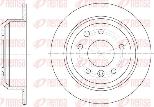 Remsa 6920.00 - Brake Disc autospares.lv