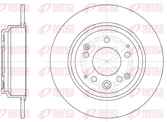 Remsa 6922.00 - Brake Disc autospares.lv