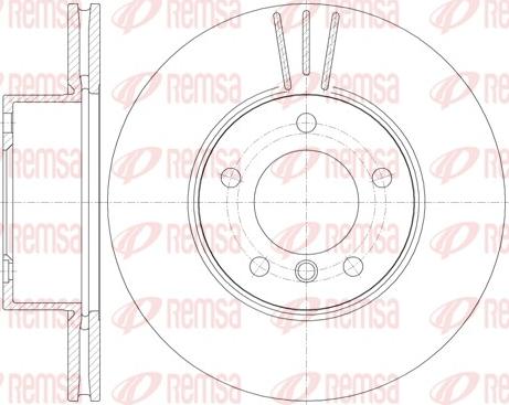 Remsa 6974.10 - Brake Disc autospares.lv