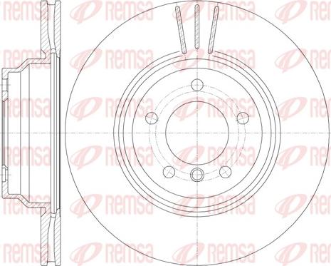 Remsa 6975.10 - Brake Disc autospares.lv