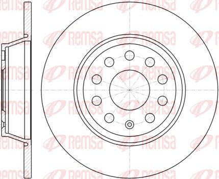 Remsa 6973.00 - Brake Disc autospares.lv