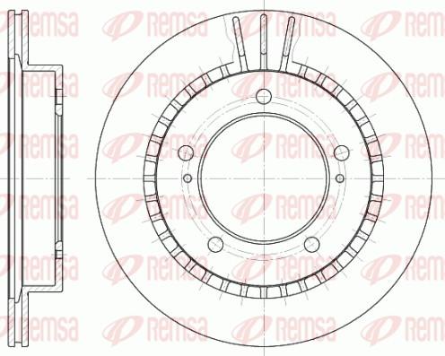 Remsa 6492.10 - Brake Disc autospares.lv