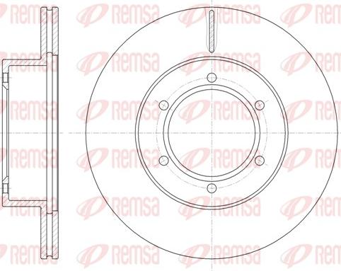 Remsa 6497.10 - Brake Disc autospares.lv