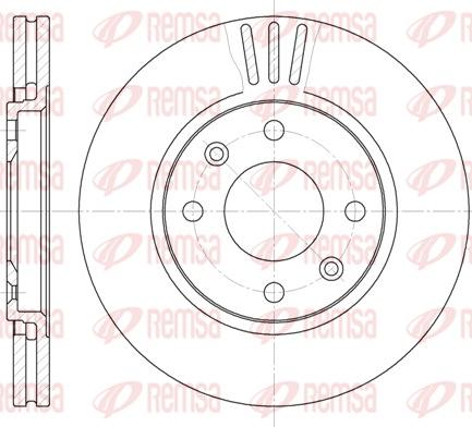 Remsa 6449.10 - Brake Disc autospares.lv