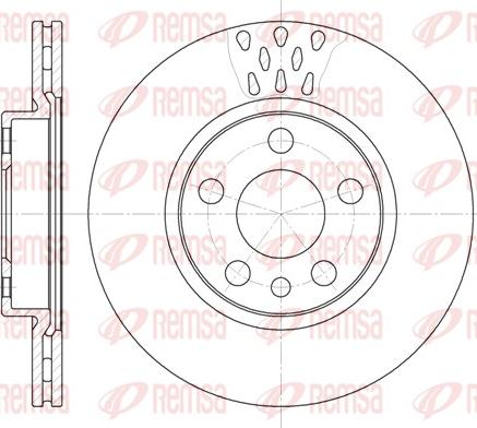 Remsa 6442.11 - Brake Disc autospares.lv