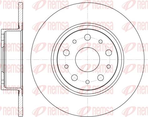 Remsa 6457.00 - Brake Disc autospares.lv