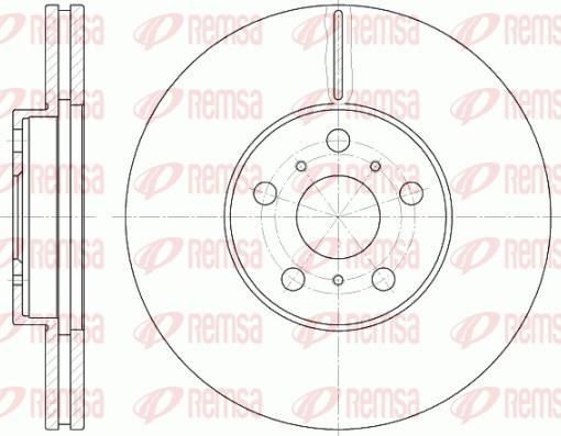 Remsa 6465.10 - Brake Disc autospares.lv