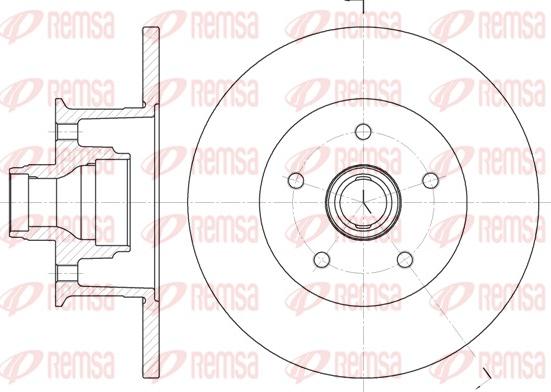 Remsa 6468.00 - Brake Disc autospares.lv