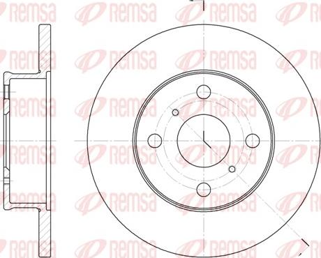 Remsa 6401.00 - Brake Disc autospares.lv