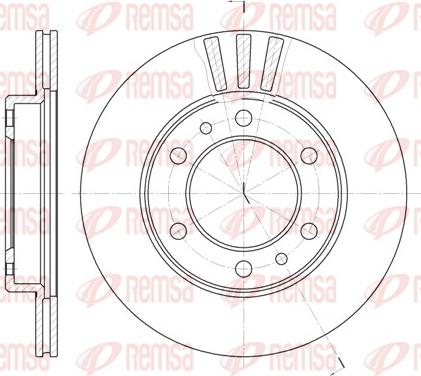 Remsa 6408.10 - Brake Disc autospares.lv