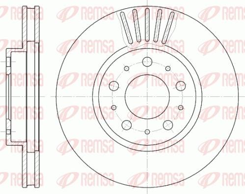 Remsa 6410.10 - Brake Disc autospares.lv