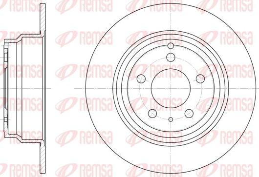 Remsa 6411.00 - Brake Disc autospares.lv