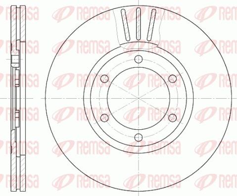 Remsa 6413.10 - Brake Disc autospares.lv