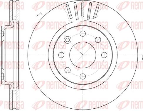 Remsa 6412.10 - Brake Disc autospares.lv