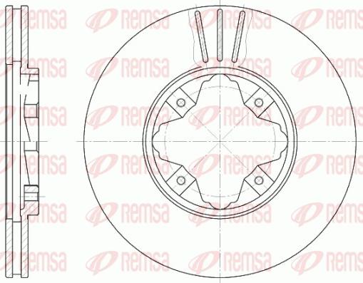 Remsa 6485.10 - Brake Disc autospares.lv