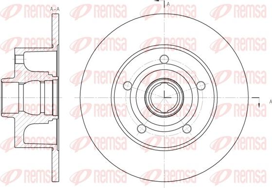 Remsa 6431.00 - Brake Disc autospares.lv