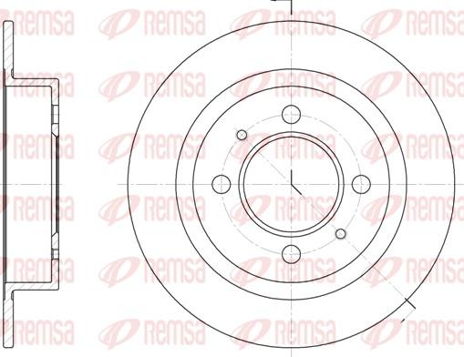 Remsa 6424.00 - Brake Disc autospares.lv