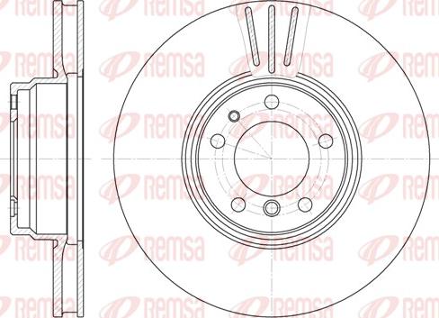 Remsa 6594.10 - Brake Disc autospares.lv