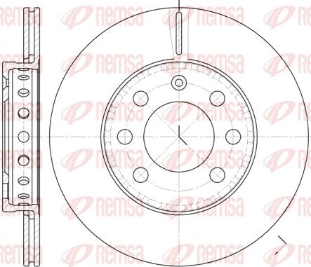 Remsa 6595.00 - Brake Disc autospares.lv