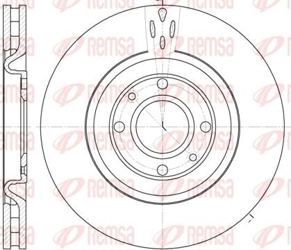 Remsa 6590.10 - Brake Disc autospares.lv