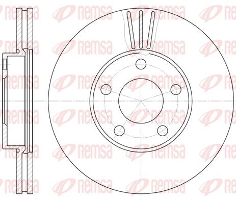 Remsa 6549.10 - Brake Disc autospares.lv