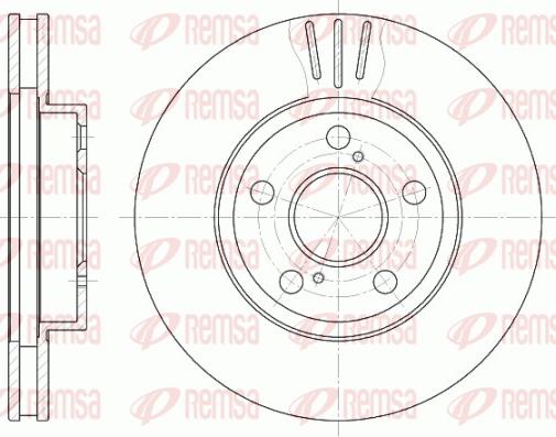 Remsa 6540.10 - Brake Disc autospares.lv