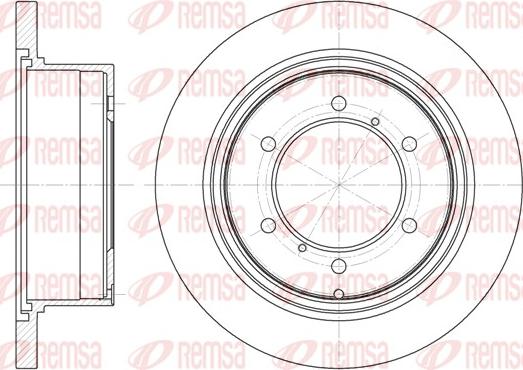 Remsa 6552.00 - Brake Disc autospares.lv