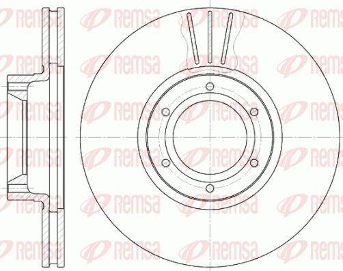 Remsa 6567.10 - Brake Disc autospares.lv