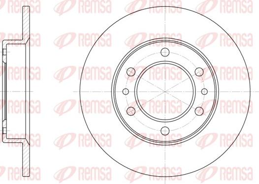 Remsa 6505.00 - Brake Disc autospares.lv