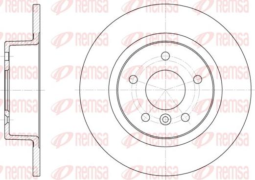 Remsa 6506.00 - Brake Disc autospares.lv