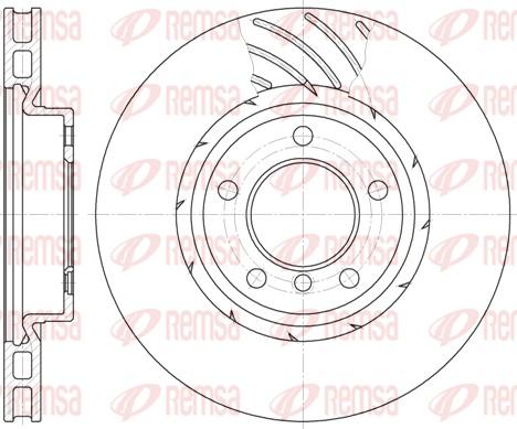 Remsa 6508.10 - Brake Disc autospares.lv