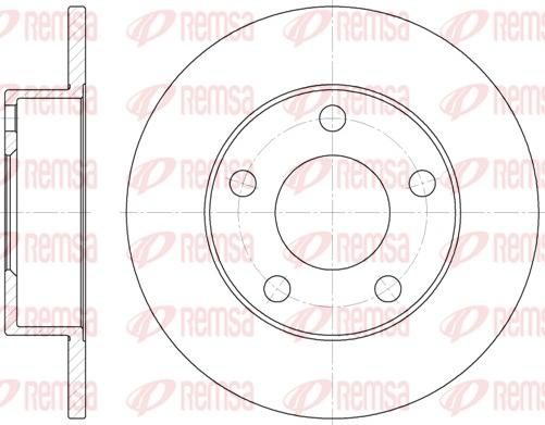 Remsa 6513.00 - Brake Disc autospares.lv