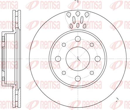 Remsa 6517.10 - Brake Disc autospares.lv