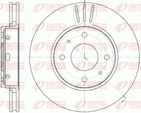 Remsa 6585.10 - Brake Disc autospares.lv