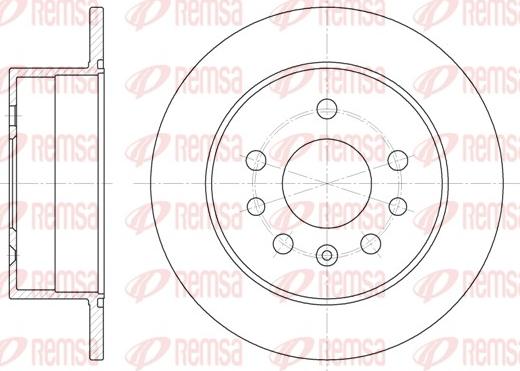 Remsa 6532.00 - Brake Disc autospares.lv