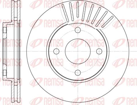 Remsa 6575.10 - Brake Disc autospares.lv