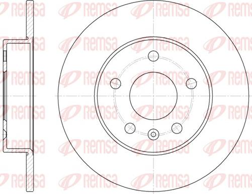 Remsa 6578.00 - Brake Disc autospares.lv