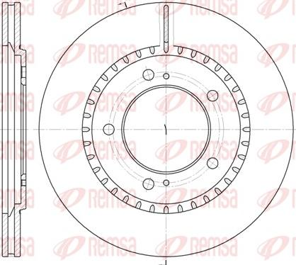 Remsa 6699.10 - Brake Disc autospares.lv