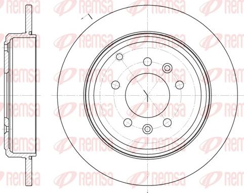 Remsa 6692.00 - Brake Disc autospares.lv