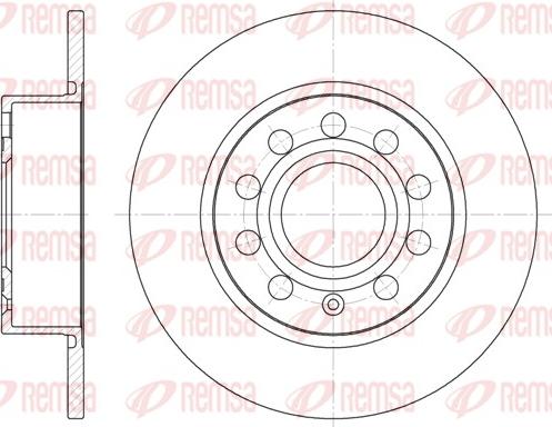 Remsa 6649.00 - Brake Disc autospares.lv