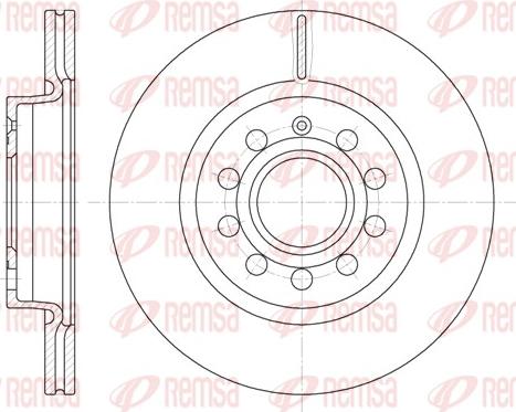 Remsa 6647.10 - Brake Disc autospares.lv