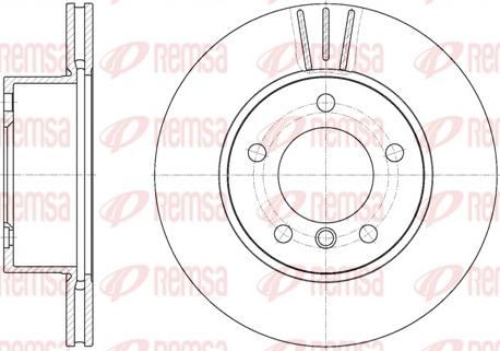 Remsa 6651.10 - Brake Disc autospares.lv