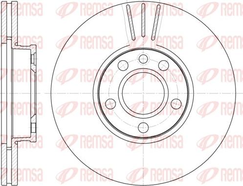 Remsa 6660.10 - Brake Disc autospares.lv