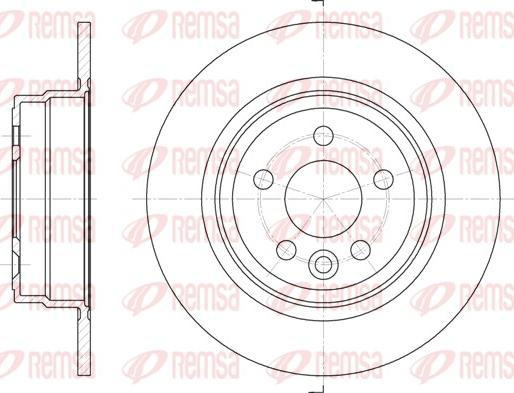 Remsa 6615.00 - Brake Disc autospares.lv